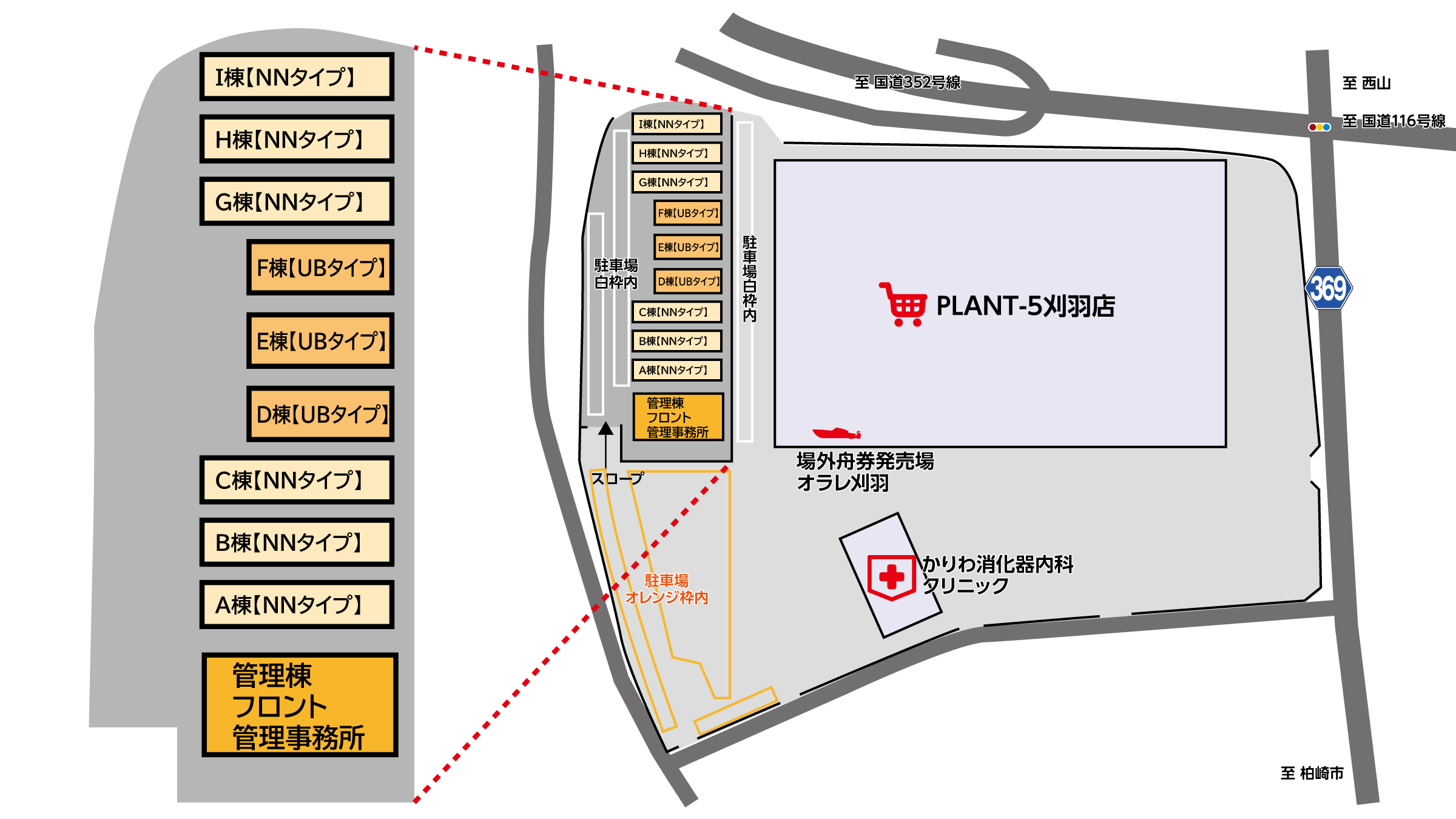 PLANT-5刈羽店敷地マップ